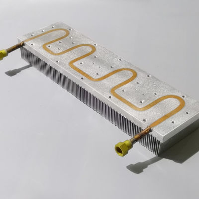 Enbeded النحاس أنبوب بالوعة الحرارة الإلكترونية IGBT لتبريد المياه