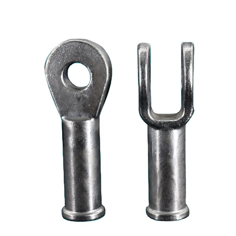 Y نوع الكرة ينتهي الأجهزة مزورة الصلب Clevis المضادة للتآكل دائم