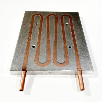 لوحة بالوعة الحرارة المشعاع كوبر المدمجة لتبريد المياه 120x12x150mm
