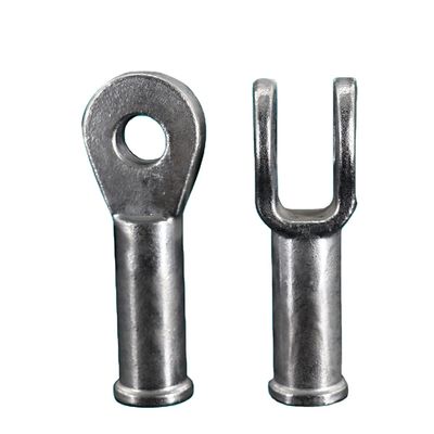 Y نوع الكرة ينتهي الأجهزة مزورة الصلب Clevis المضادة للتآكل دائم